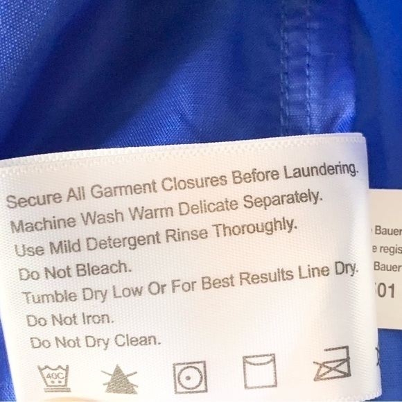 EDDIE BAUER Blue Packable Wind Water Repellent Lightweight Jacket Medium NEW - Picture 5 of 9